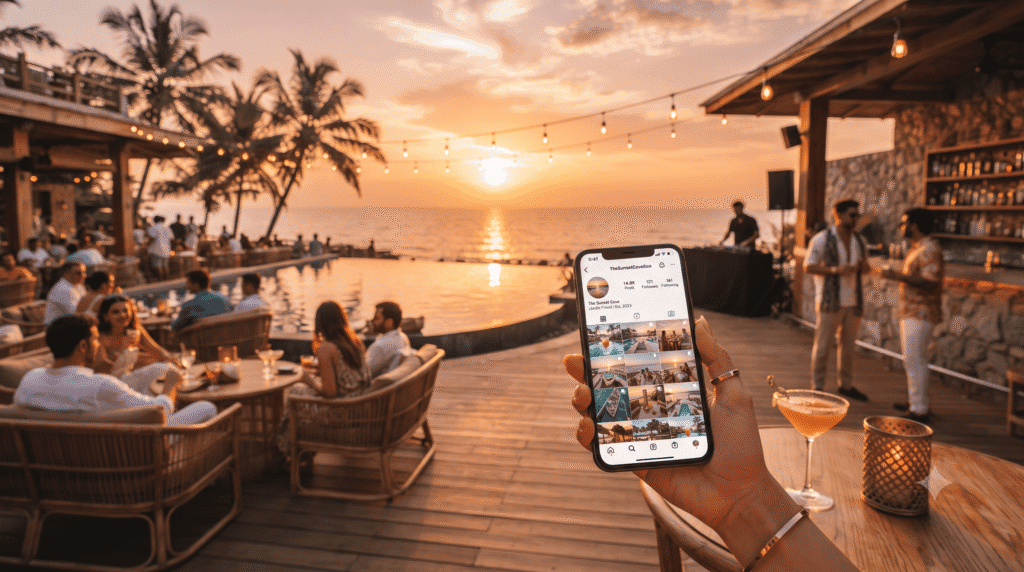 Social media marketing agency in goa optimizing the digital storefront for a premium resort